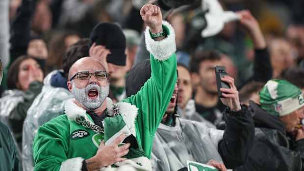 Jets' fans at the 2022 Jacksonville game